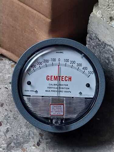 Manometer Differential Pressure Gauge 500-0-500 MM WC