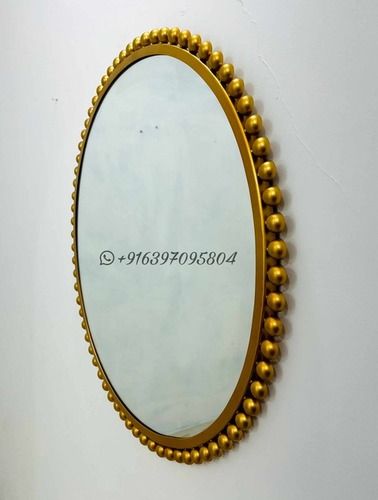 Iron Elegance Wall Mirror