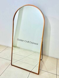 Lumina Mirror Frame - Glass 30x60x1 Inches | Elegant Gold, Durable Metal Accents, Stylish Decorative Design