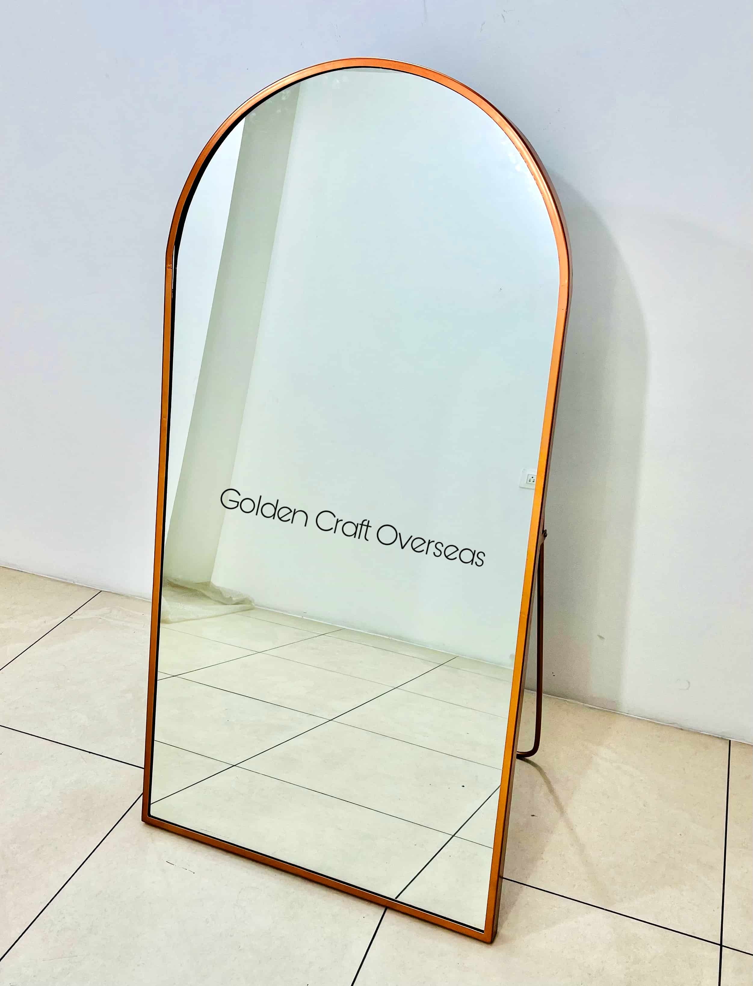 Lumina Mirror Frame - Glass 30x60x1 Inches | Elegant Gold, Durable Metal Accents, Stylish Decorative Design