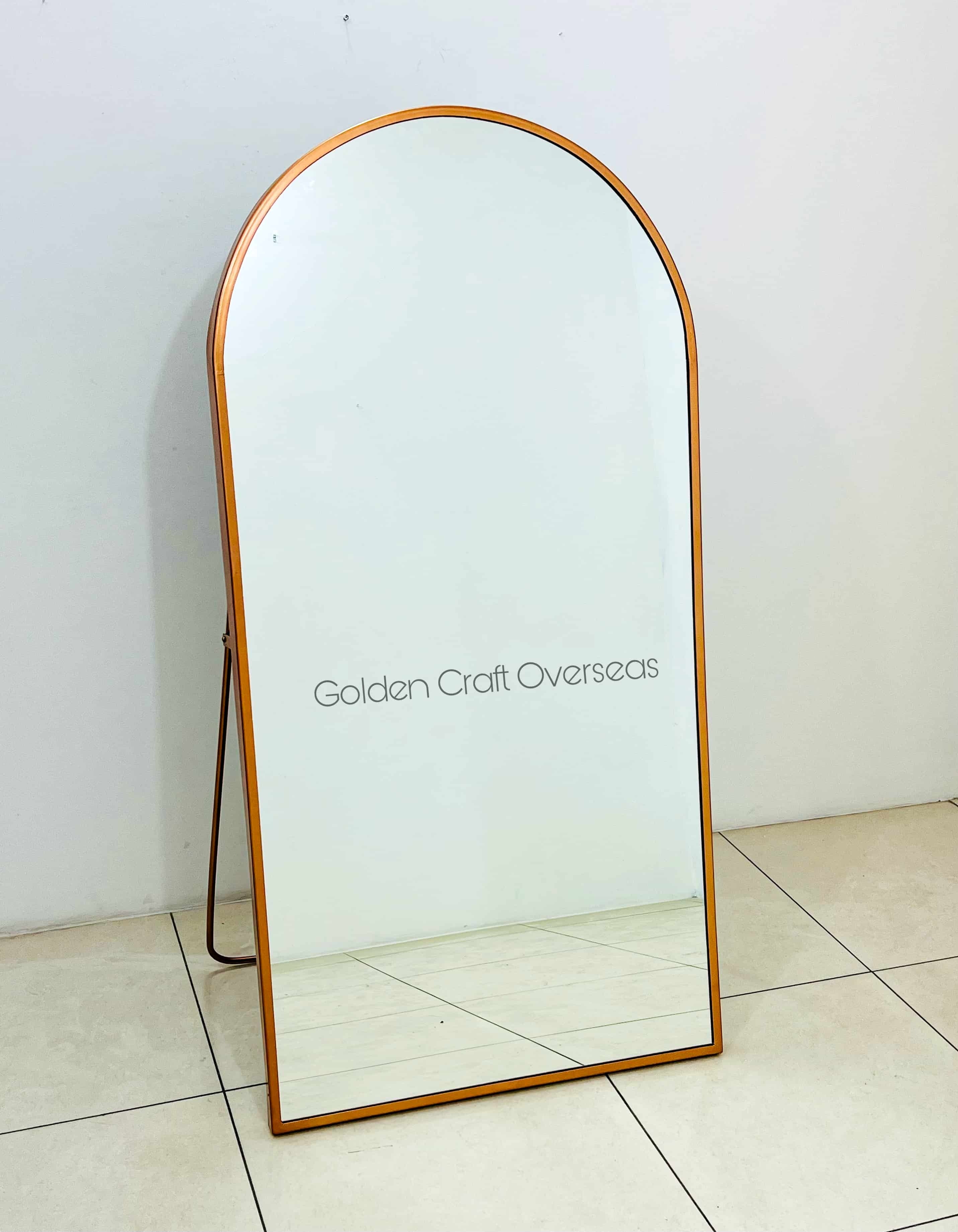 Lumina Mirror Frame - Glass 30x60x1 Inches | Elegant Gold, Durable Metal Accents, Stylish Decorative Design