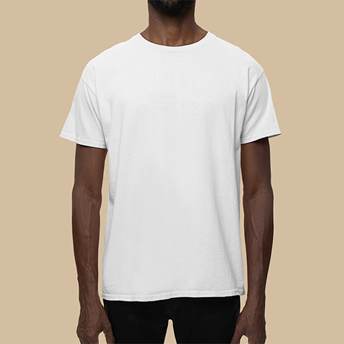 White Color Mockup T-Shirt