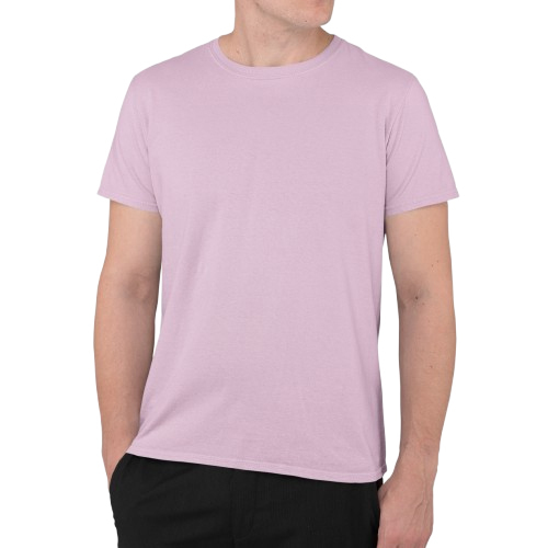 Mens Lilac Mockup T-Shirt