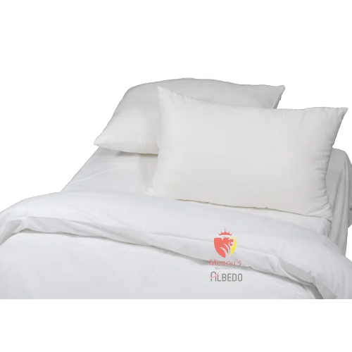 400 TC White Cotton Hotel Duvet Covers