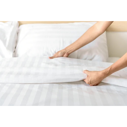 Hotel Satin Stripe Duvet Cover