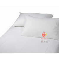 210 TC White Hotel Bed Sheet