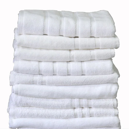 White Terry Bath Towel - Feature: Quick Dry