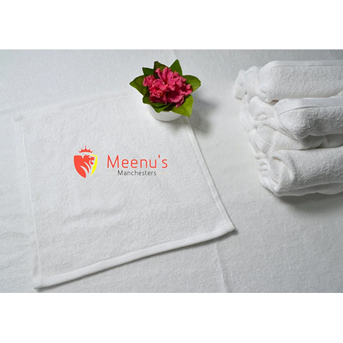 White Hotel Cotton Face Towel