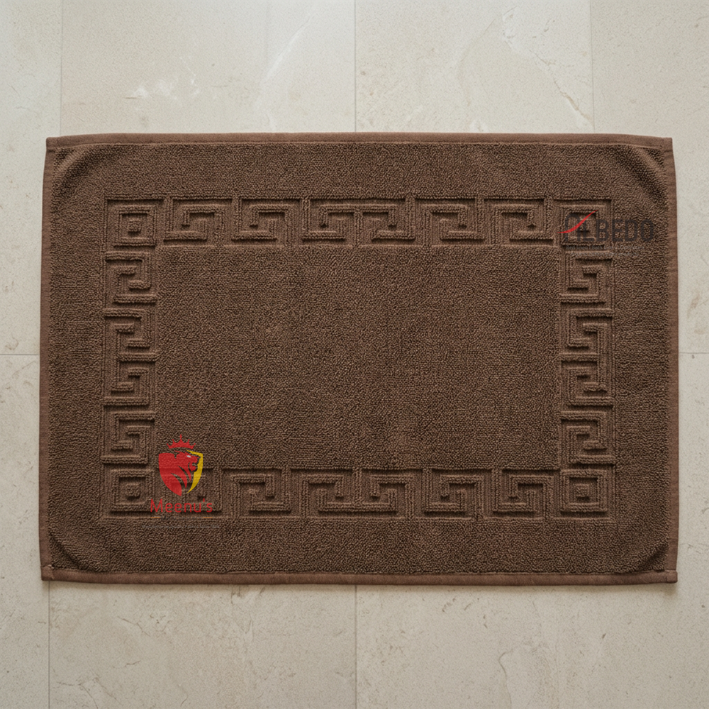 Hotel Brown Cotton Mat Towel