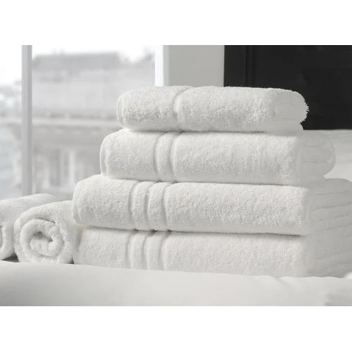 Hotel White Terry Face Towel - Feature: Quick Dry