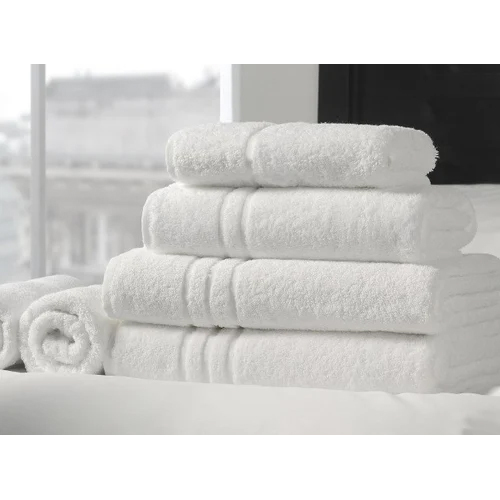 Hotel White Terry Face Towel