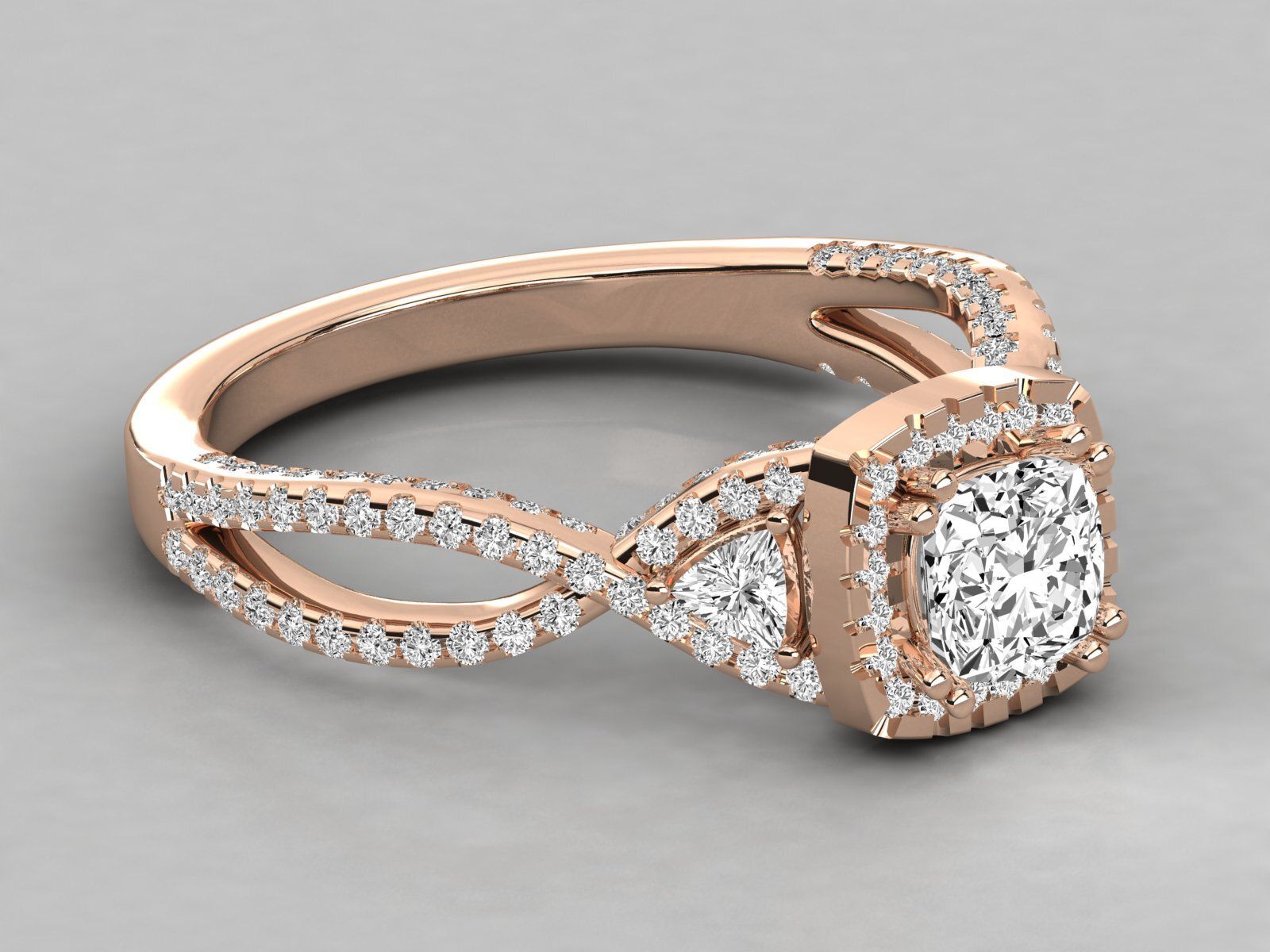 Luxurious 18KT Gold Ring with 2.46ct CVD Lab-Grown Diamond by SK Diam