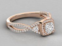 Luxurious 18KT Gold Ring with 2.46ct CVD Lab-Grown Diamond by SK Diam