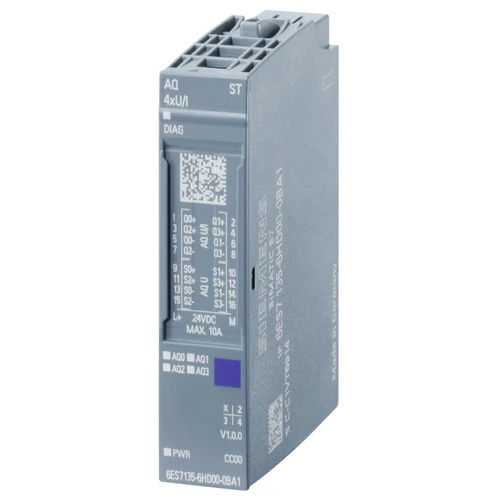 Siemens 6Es71356Hd000Ba1 Analog Output Module - Dimension (L*W*H): 15 X 73 (Wxh) Millimeter (Mm)