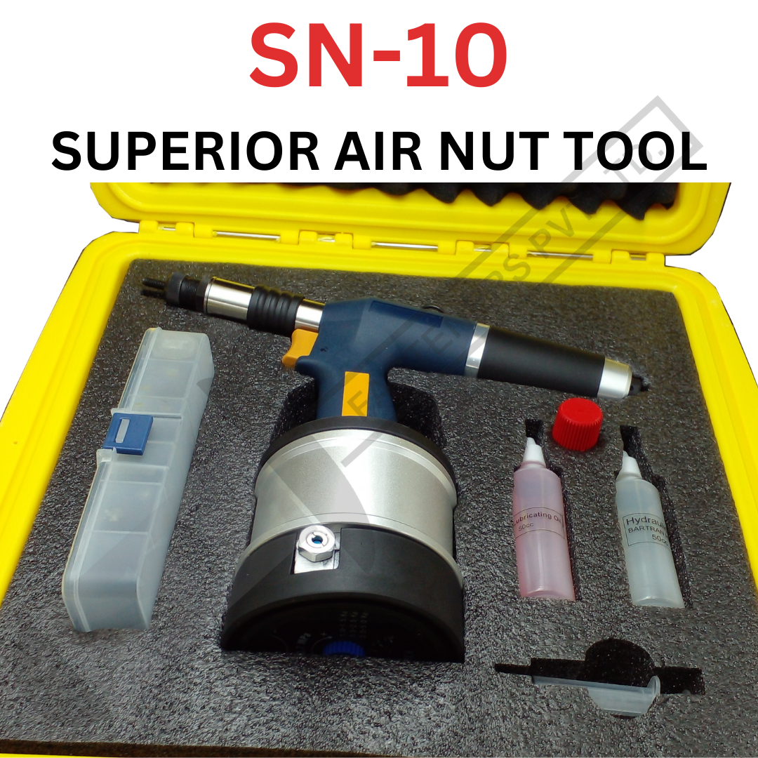 Src Sn-10 Hydro Pneumatic Insert Nut Tool - Color: Black And Blue