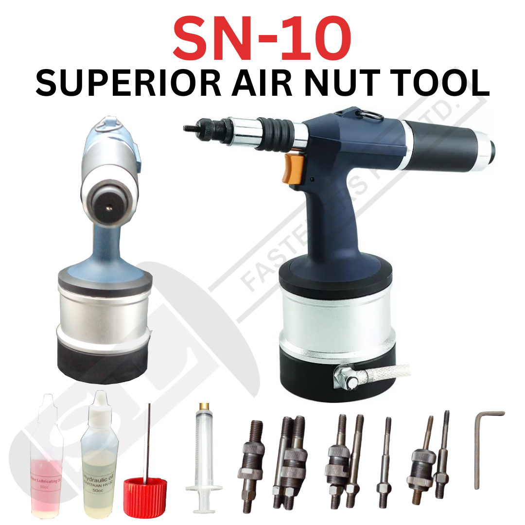 Src Sn-10 Hydro Pneumatic Insert Nut Tool - Color: Black And Blue