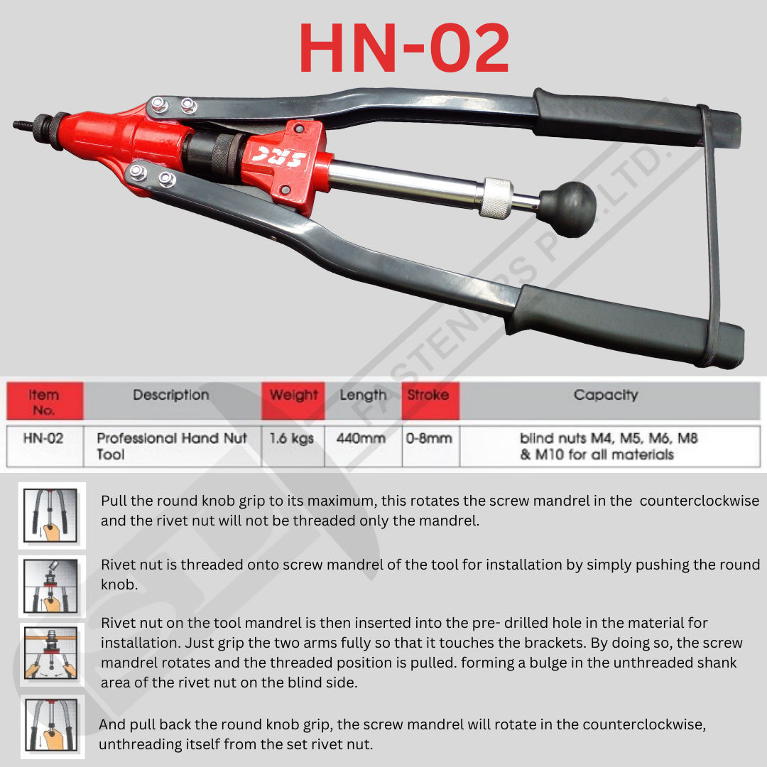 NCG Insert Nut Tool HN-02