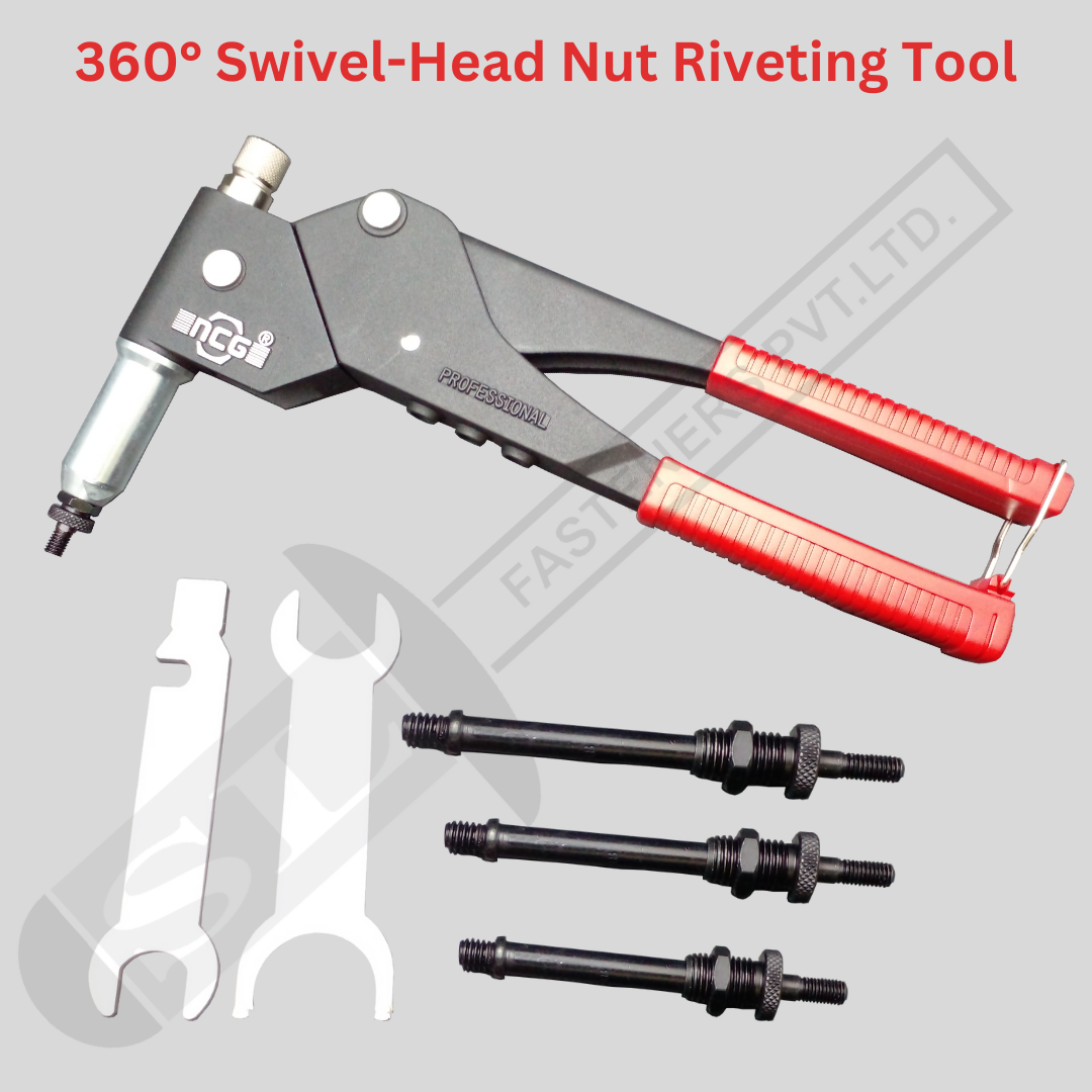 Ncg Tc-903 Plier Type Heavy Duty Insert Nut Tool - Color: Red And Black