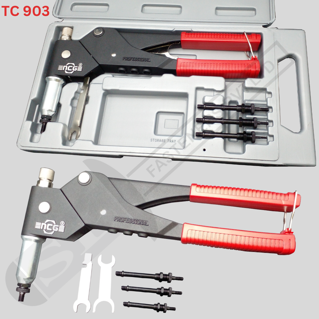 Ncg Tc-903 Plier Type Heavy Duty Insert Nut Tool - Color: Red And Black