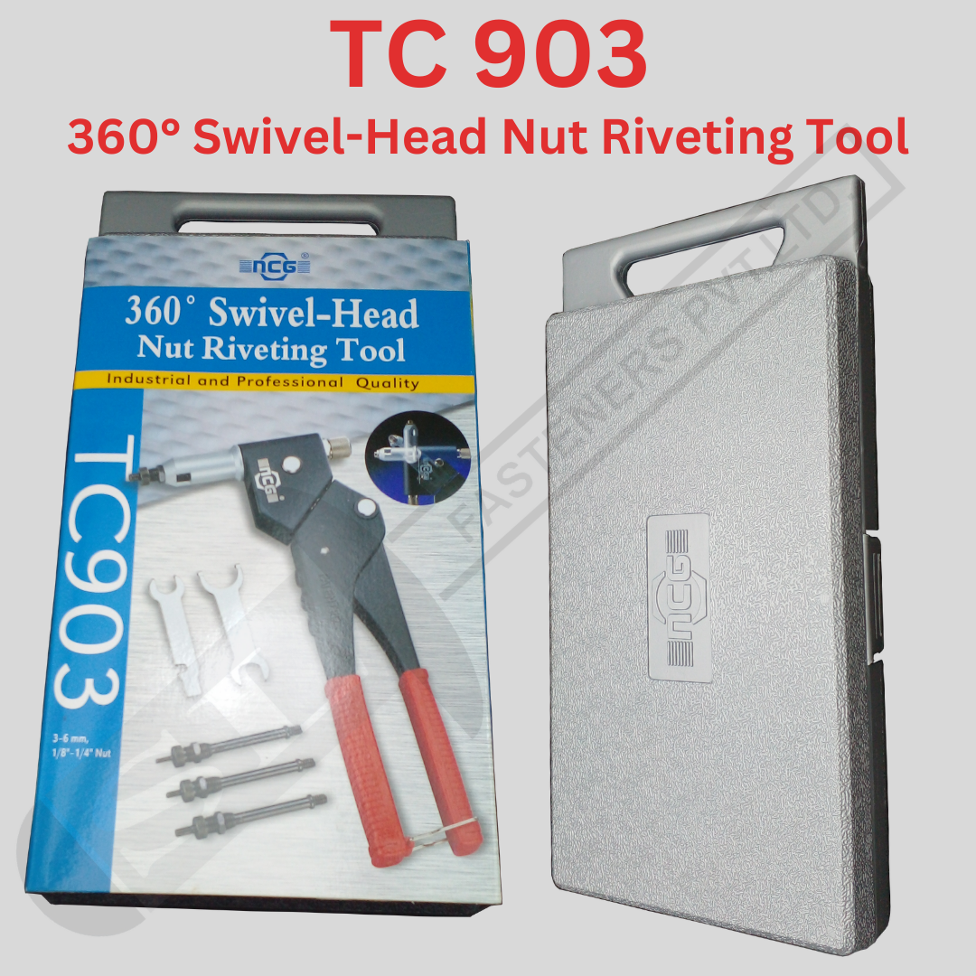 Ncg Tc-903 Plier Type Heavy Duty Insert Nut Tool - Color: Red And Black