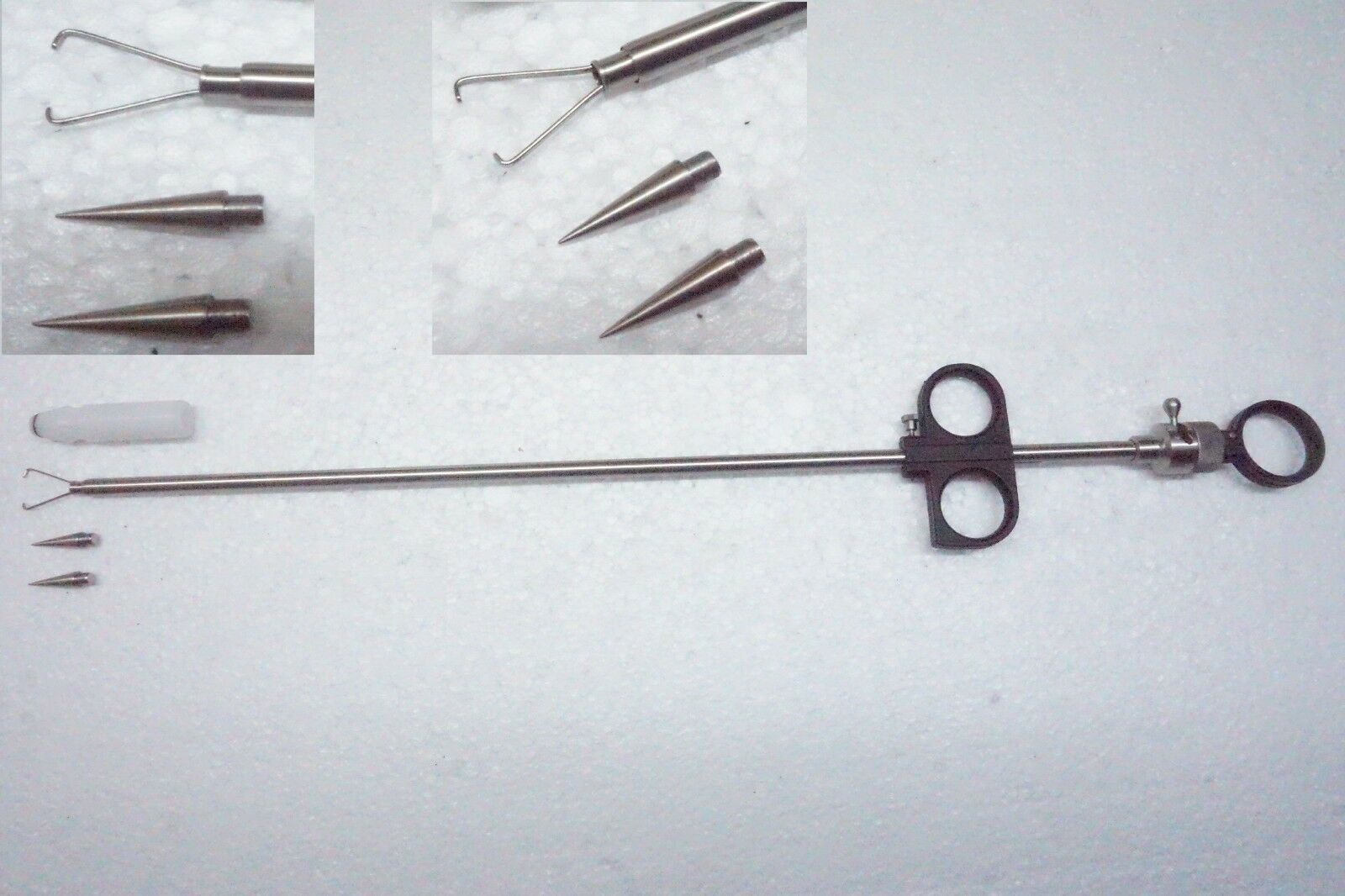 SS Laparoscopy Tubal Ligation Ring Applicator Set Fallopian 25 Pcs Tubal Ring 25