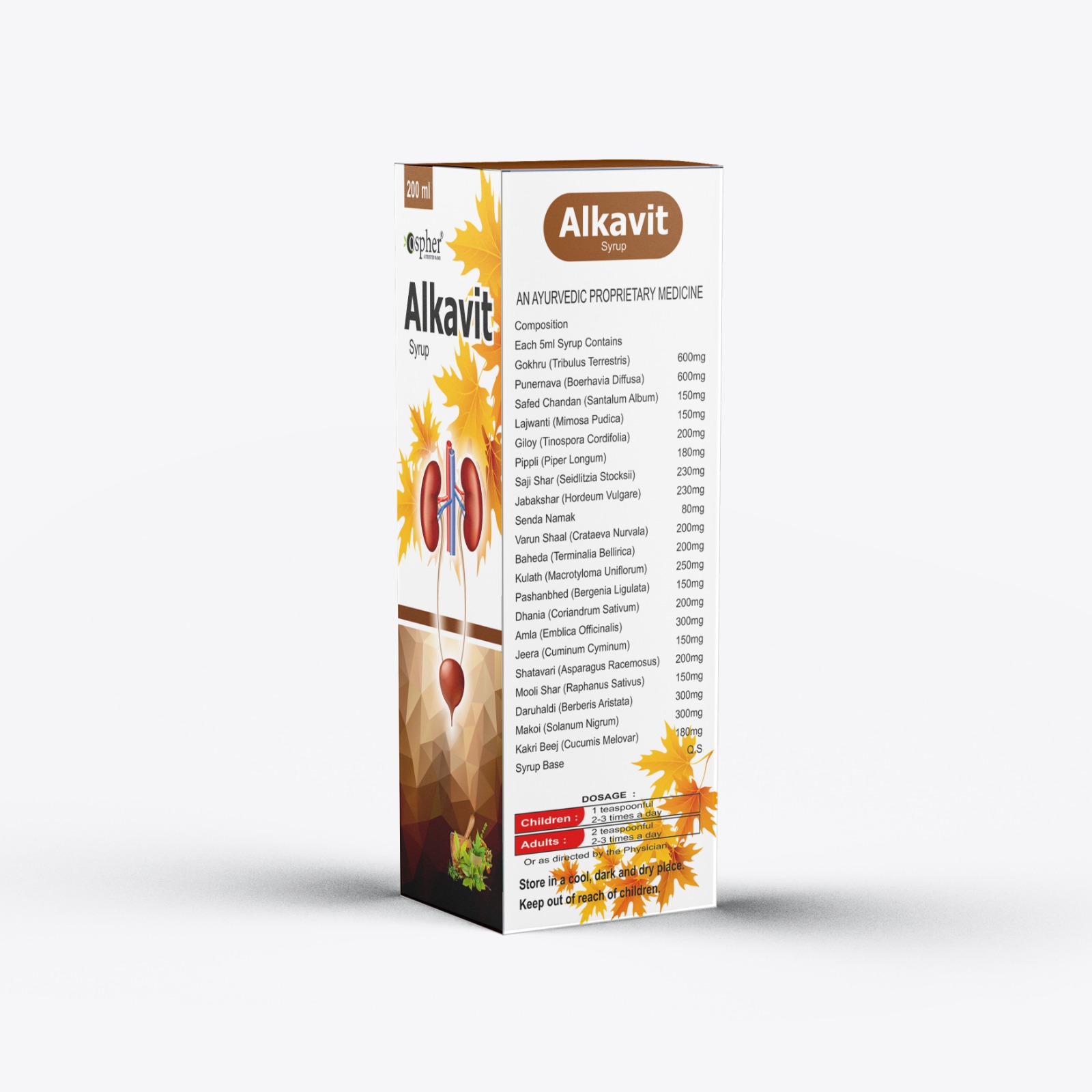 Alkaliser Syrup - Age Group: For Adults