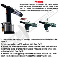 SRC SR-1 Hydro Pneumatic Blind Rivet Tool