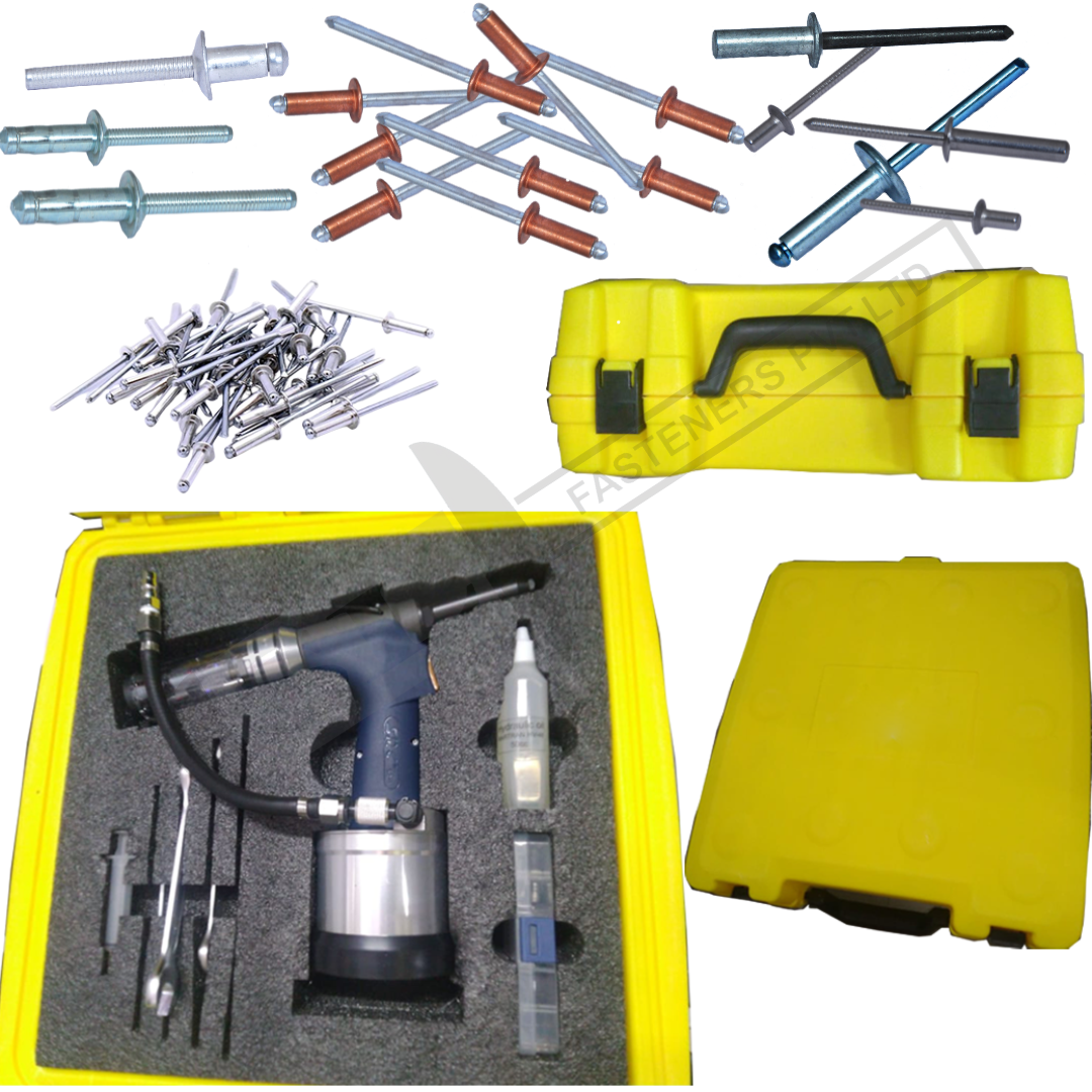 Src Sr-1 Hydro Pneumatic Blind Rivet Tool - Color: Silver