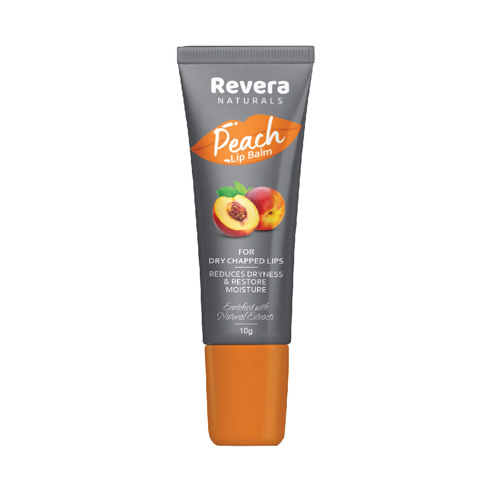 Revera Naturals peach Lip Balm