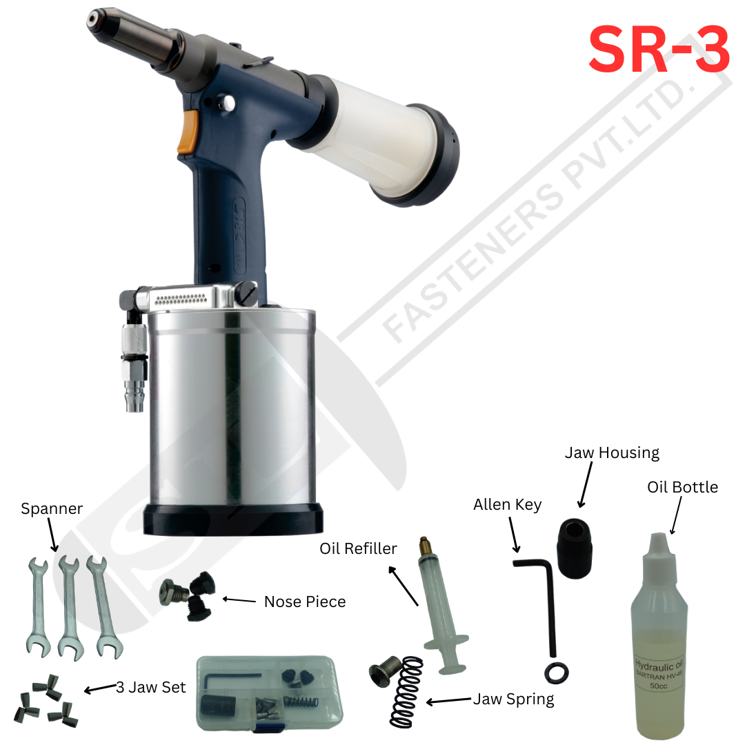 Src Sr-3 Hydro Pneumatic Blind Rivet Tool - Size: Standard