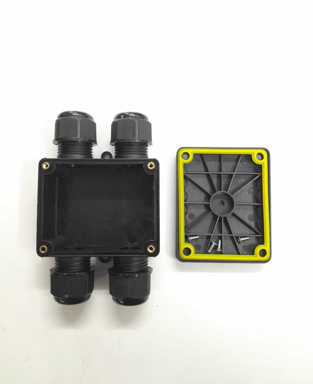 H Type Waterproof Enclosure Junction Box - Color: Black