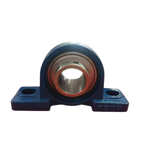 Mild Steel Pillow Block Bearing - Stainless Steel, Double Row, Sealed Type | Flanged Bushes, Various Sizes, 1-Year Warranty