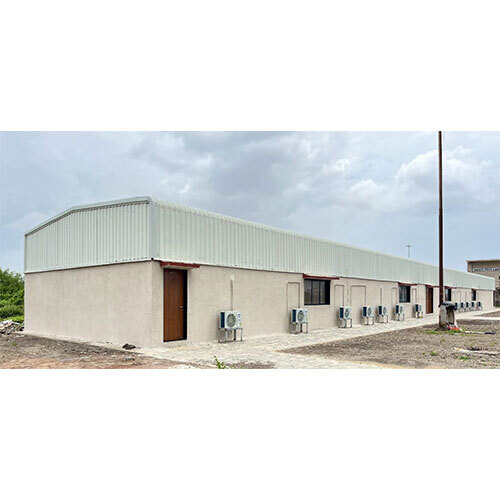 Warehouse Shed - Durable Weather-Resistant Materials, Spacious Dimensions for Diverse Inventory Types, Advanced Ventilation System and Safety Features