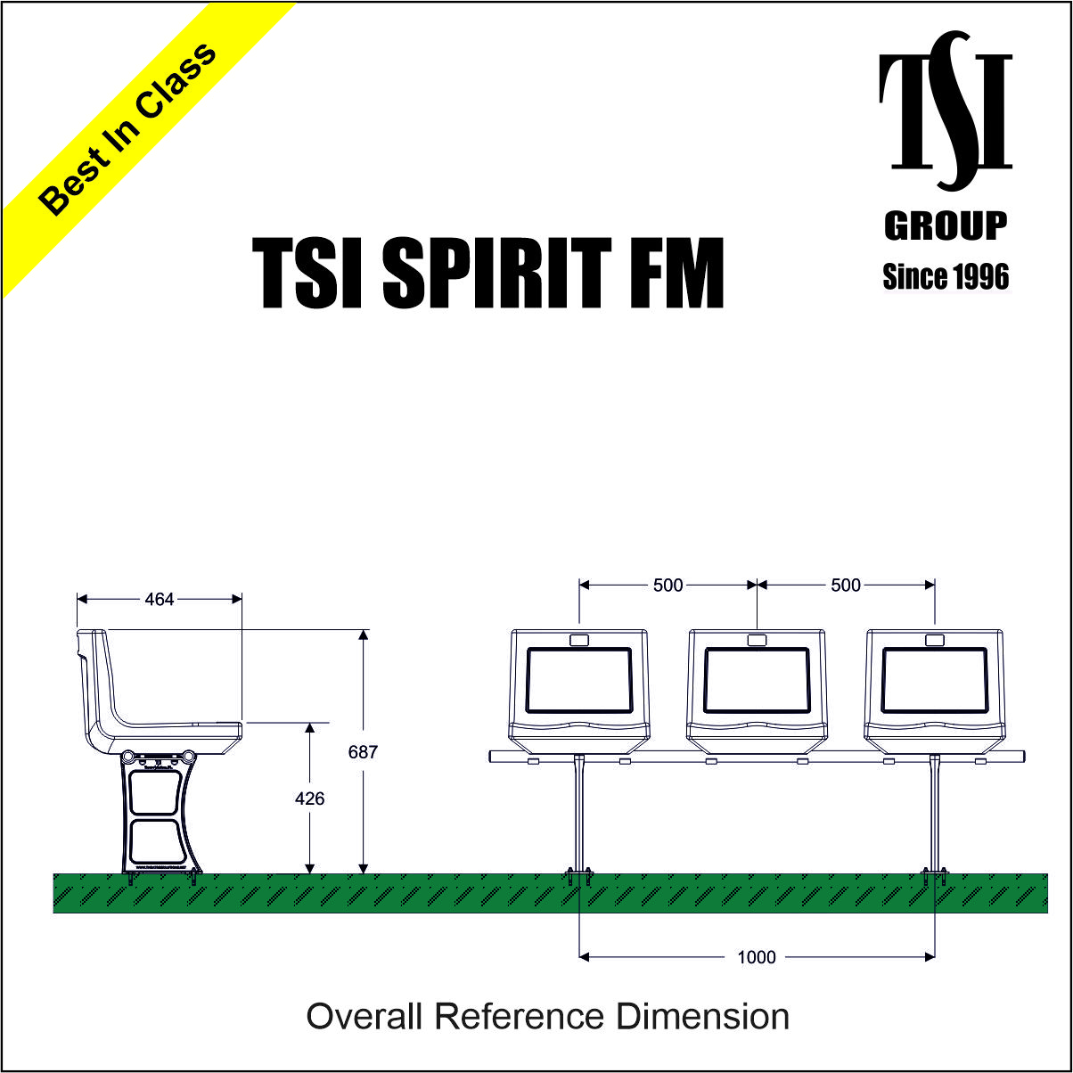 TSI SPIRIT FLOOR MOUNT