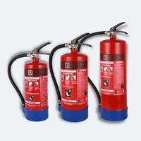 Metal Fire Extinguisher - Color: Red