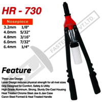 Src Hr-730 Heavy Duty Hand Riveting Tool - Color: Black