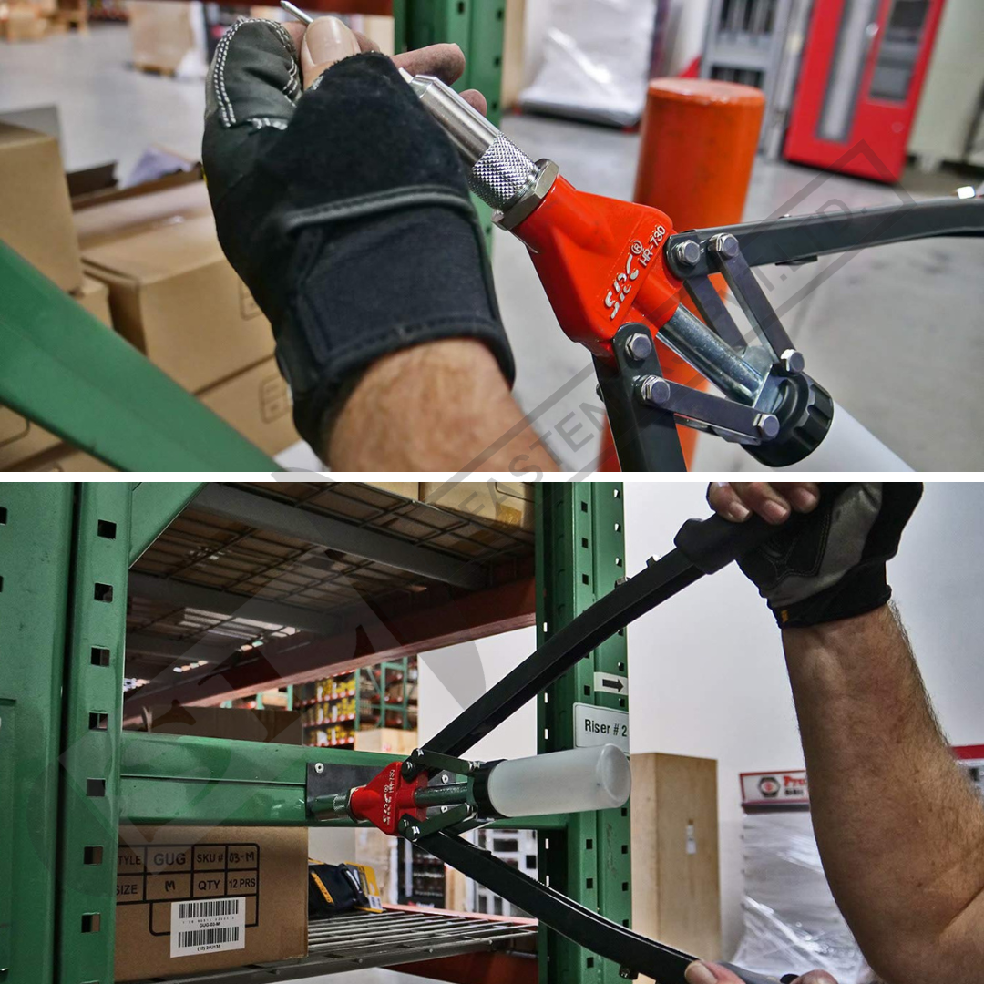 Src Hr-730 Heavy Duty Hand Riveting Tool - Color: Black