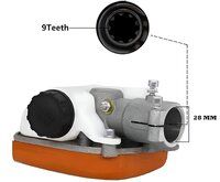 Chainsaw Attachment for Brush Cutter of 28mm, 9Spline and1 feet Bar Length