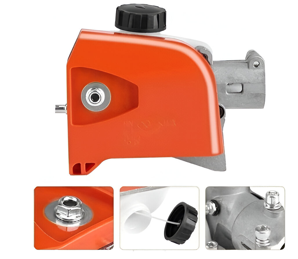 Chainsaw Attachment For Brush Cutter Of 28mm, 9spline And1 Feet Bar Length
