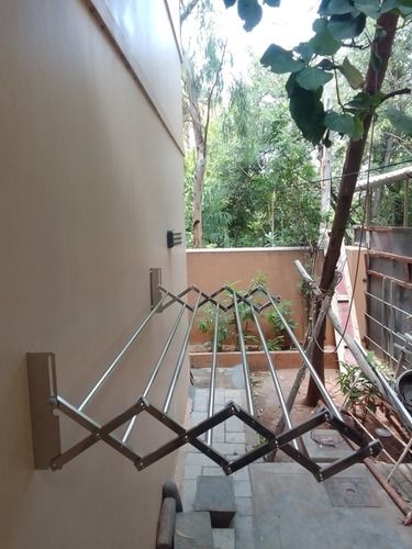 Corridor Cloth Drying Hangers at Aravind nagar Pondicherry