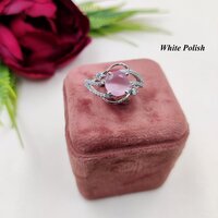 Stylish Shiny Colorstone American Diamond Ring