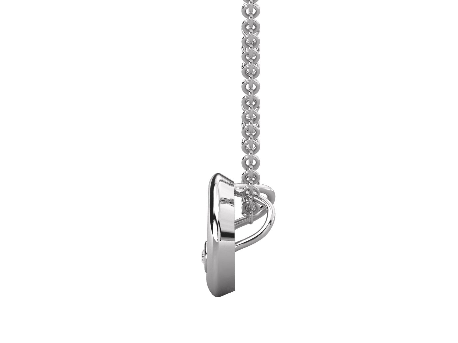 Elegant 18Kt Gold Pendant with Lab Grown Diamond | SK Diam Exclusive