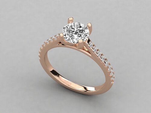 Exquisite 18Kt Diamond Gold Ring