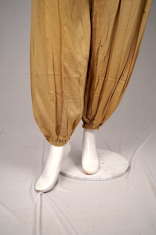 Ladies Harem Pant - Cotton, Customized Size Options, Blue | Casual Design With Elastic Waistband And Tapered Legs For Effortless Style