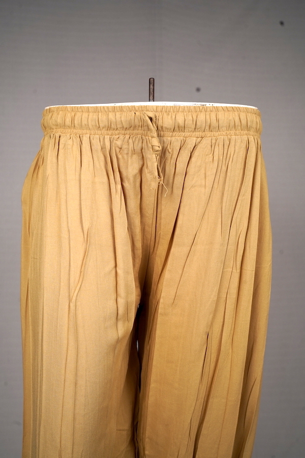 Ladies Harem Pant - Cotton, Customized Size Options, Blue | Casual Design With Elastic Waistband And Tapered Legs For Effortless Style