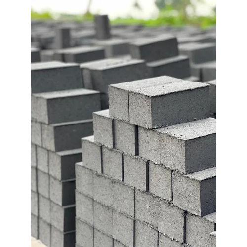 Water Resistant Fly Ash Cement Bricks - Color: Gray