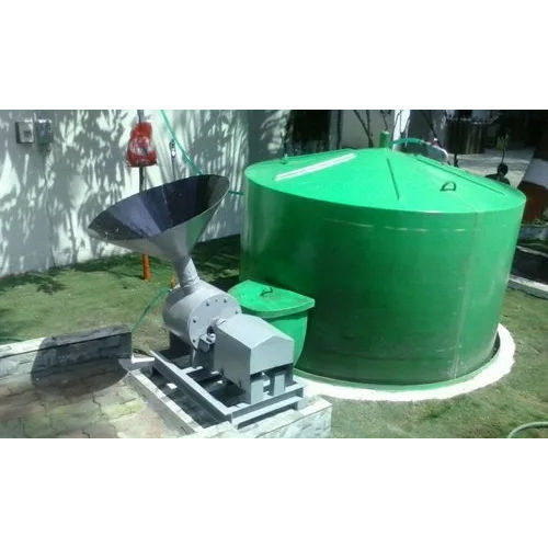 Biogas Generation Plant - Color: Green