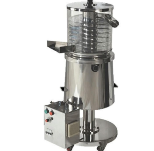 Tablet De-Burring And De-Dusting Machine - Color: Silver