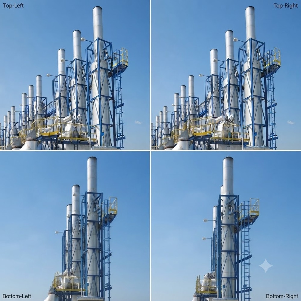 Heat Recovery From Exhaust Gas - Air Flow Capacity: 500-50