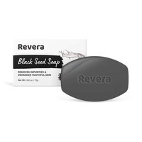 Revera Black Seed Soap - 75g/100g/125g | Anti-inflammatory, Moisturizing Emollient For Acne Relief